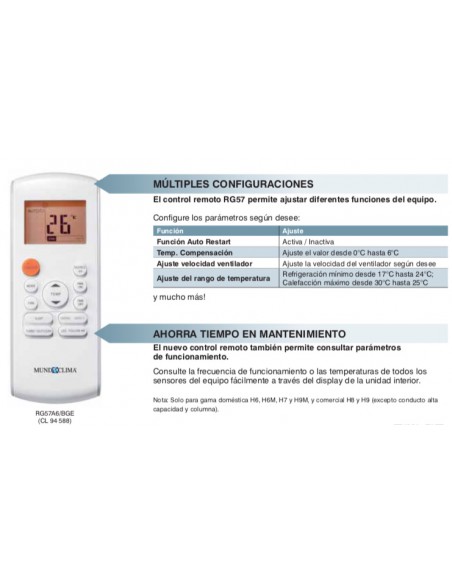 AIRE ACONDICIONADO PORTATIL MUNDOCLIMA MUPO-12-H8
