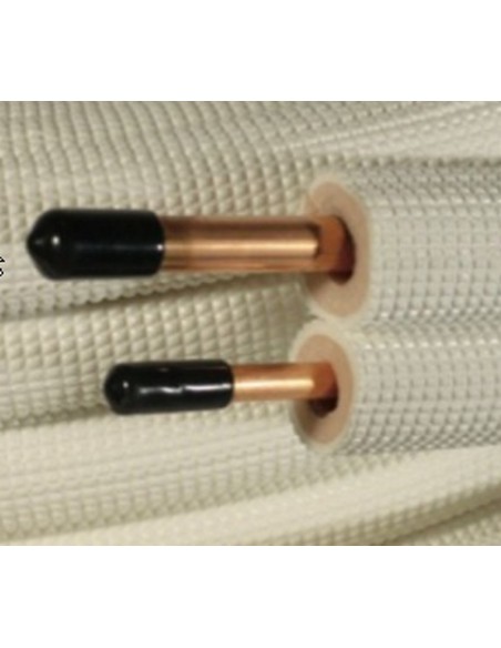 TUBO DE COBRE AISLADO 1/4 y 3/8, 20 metros