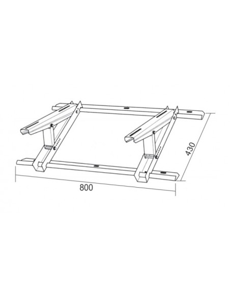 SOPORTE PARA TECHO INCLINADO