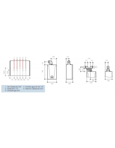 CALDERA BAXI PLATINUM COMPACT 30/30F ECO