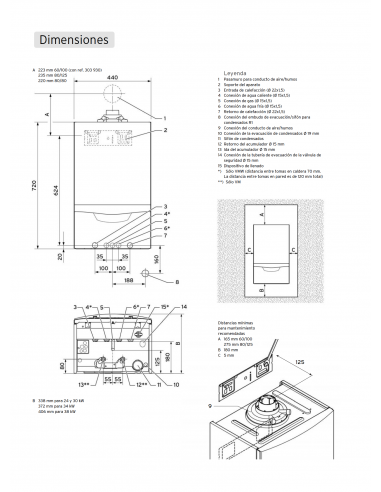 CALDERA VAILLANT ECOTEC PLUS VMW ES FA 306/5-5