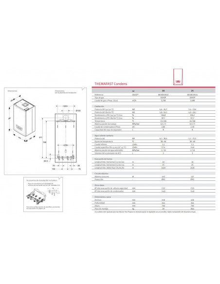 CALDERA SAUNIER DUVAL THEMAFAST CONDENS 30
