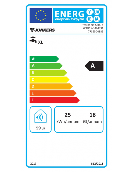 Calentador Junkers Hydronext WTD17-3AME23 Gas Natural - Vilaservis
