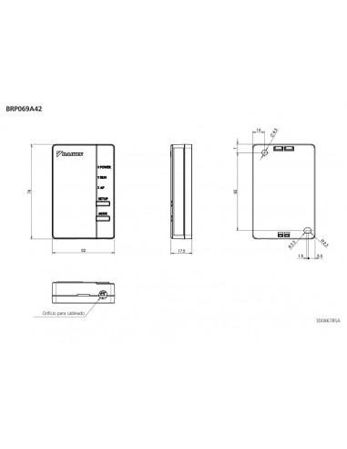 Controlador WiFi DAIKIN BRP069A42