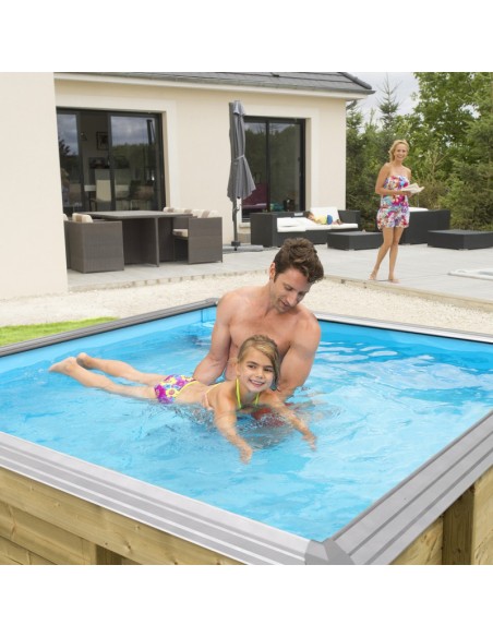 Piscina de madera 2x2 Pistoche