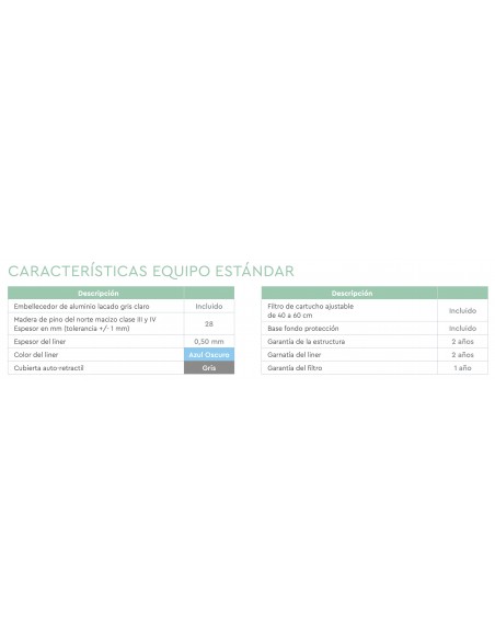 Piscina de madera 2x2 Pistoche