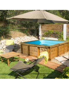 Piscina de madera 2x2 Tropic Junior 2