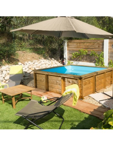 Piscina de madera 2x2 Tropic Junior