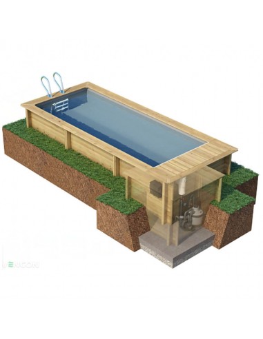Piscina de madera Urban Pool 6,00 x 2,50