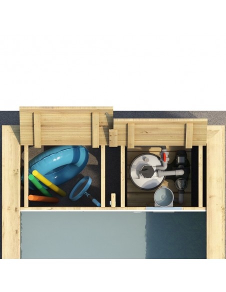 Piscina de madera Pool'n Box 5 x 2