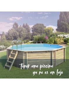 Piscina de madera Tropic Octo 414 2