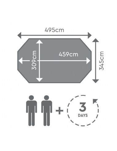 Piscina de madera Tropic Octo+ 510
