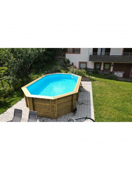 Piscina de madera Weva Octo+ 640