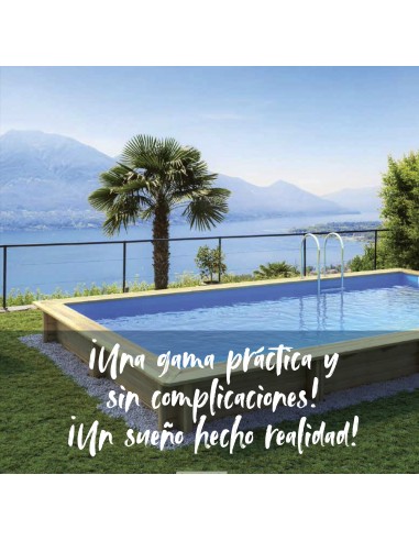 Piscina de madera Weva Octo+ 640