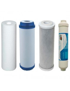 Pack Mantenimiento Anual Ósmosis Estándar: 3 Filtros 10"...