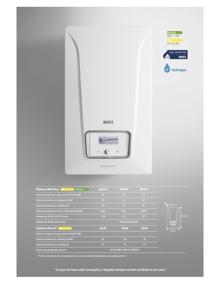 BAXI PLATINUM MAX iPLUS 30/30F