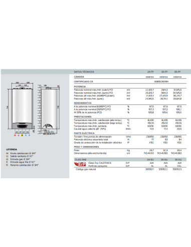 CALDERA ARISTON CARES S 24