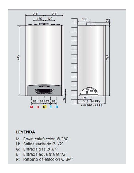 CALDERA ARISTON GENUS ONE + WiFi 35 FF