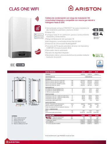 CALDERA ARISTON CLAS ONE WiFi 24 FF