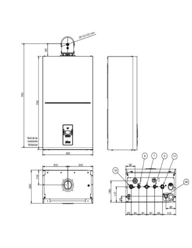 CALDERA FERROLI BLUEHELIX ALPHA 28 C