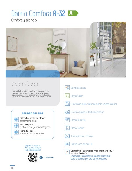 AIRE ACONDICIONADO DAIKIN COMFORA TXP71N