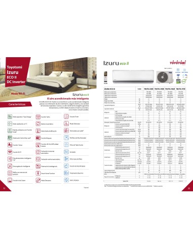 AIRE ACONDICIONADO TOYOTOMI IZURU TRN/TRG-2128ZR