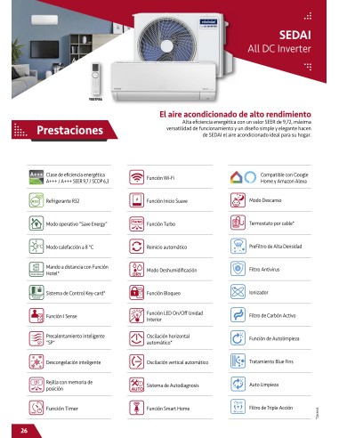 AIRE ACONDICIONADO TOYOTOMI SEDAI TAN/TAG-A13SC