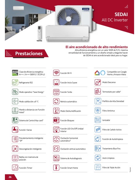 AIRE ACONDICIONADO TOYOTOMI SEDAI TAN/TAG-A13SC