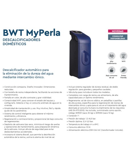 DESCALCIFICADOR ATH BWT MyPerla