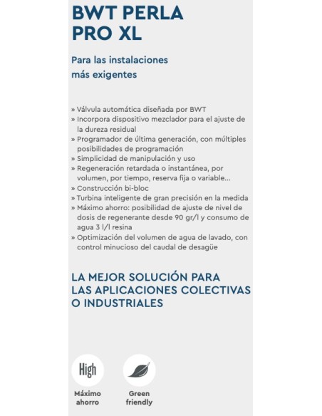 DESCALCIFICADOR ATH BWT Perla Pro XL250