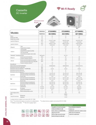 AIRE ACONDICIONADO TOYOTOMI CASSETTE...